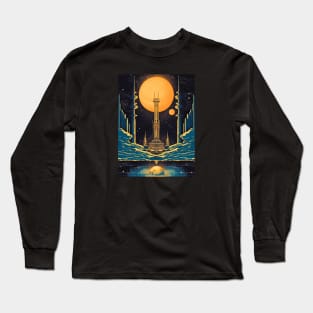 Helios Planet, Futuristic Planet of the Mythical Sun God Helios Long Sleeve T-Shirt